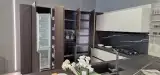 Colonne della cucina AR-DUE Q01 con forno Electrolux, frigorifero da incasso e dispensa estraibile